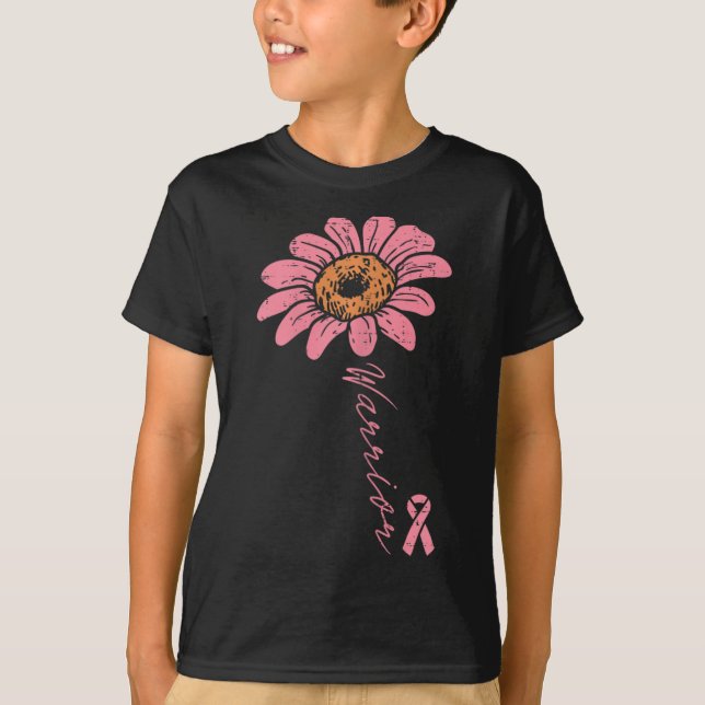 Rosa Ribbon Breast Cancer Awaren T Shirt (Framsida)