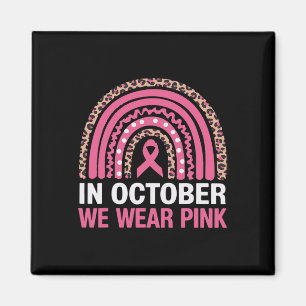 Rosa Ribbon Breast Cancer Awareness Friends Family Magnet