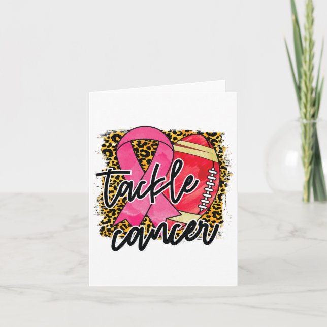 Rosa Ribbon Breast Cancer Awareness - kamp mot can Kort (Framsida)