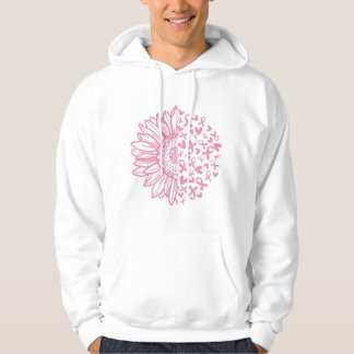 Rosa Ribbon Breast Cancer Awareness Solros Hoodie