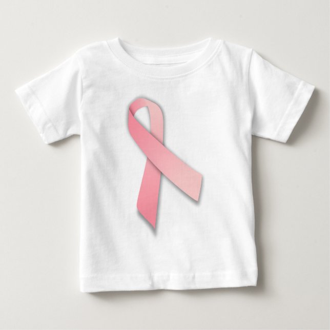 ROSA RIBBON Breast Cancer Awareness T Shirt (Framsida)