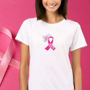 Rosa Ribbon Breast Cancer Awareness T- Shirt T