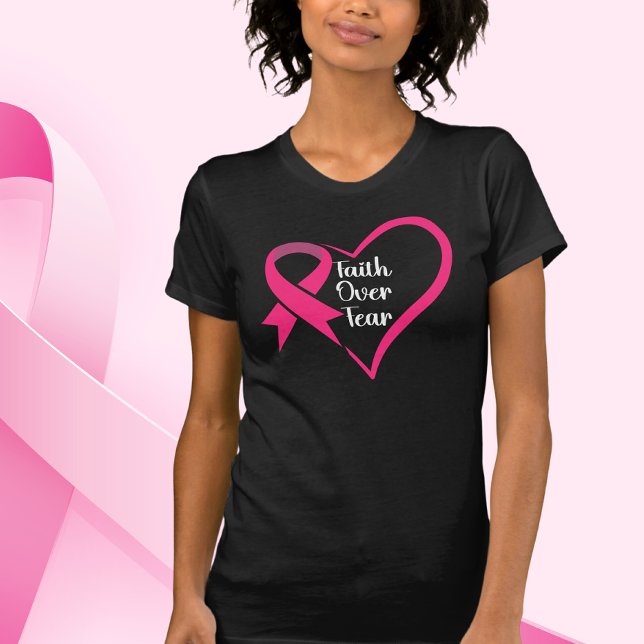 Rosa Ribbon Breast Cancer Awareness T- Shirt T (Skapare uppladdad)