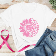 Rosa Ribbon Breast Cancer Awareness T- Shirt