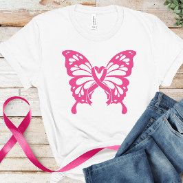 Rosa Ribbon Breast Cancer Awareness T- Shirt T