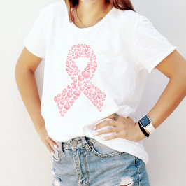 Rosa Ribbon Breast Cancer Awareness T- Shirt T Shirt