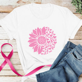 Rosa Ribbon Breast Cancer Awareness T- Shirt T Shirt