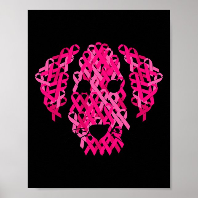Rosa Ribbon Breast Cancer Awarenesses Poster (Framsidan)