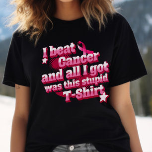 Rosa Ribbon Cancer Survivor T-Shirt, Cancer Fighte T Shirt