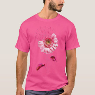 Rosa Ribbon Daisy Faith Breast Cancer Awareness Mo T Shirt