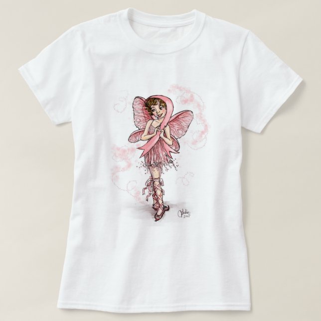 Rosa Ribbon Fairy T-Shirt (Design framsida)