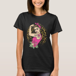 Rosa Ribbon Fight Breast Cancer oktober T Shirt