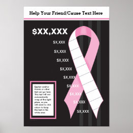Rosa Ribbon Fundising Poster