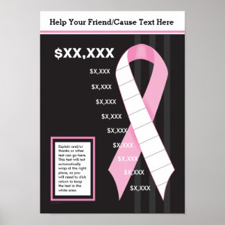 Rosa Ribbon Fundising Poster