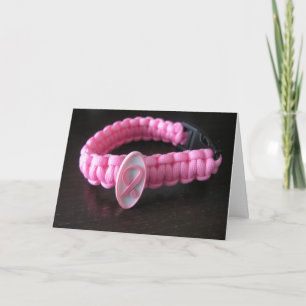 Rosa Ribbon Greeting Card Kort