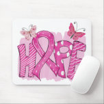 Rosa Ribbon Hope Fighter Warrior Breast Cancer Musmatta<br><div class="desc">Är du en bröstcancerkrigare som hade mastektomi och kemohår? Om så är fallet är denna söta fjärilsmusslare Hoppet musmattan perfekt för dig. Medvetenhet om bröstcancer: perfekt till * Hemmadekanter och kontorsdekoration * gåvor - födelsedag, jultomar * rosa - händelser med menyfliksevenemang * till minne av mamma, syster, mormor, hustru osv....</div>