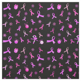 Rosa Ribbon-julen Tyg