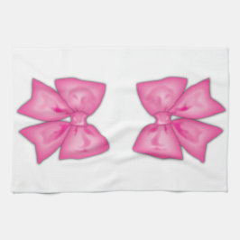 Rosa Ribbon Kökshandduk