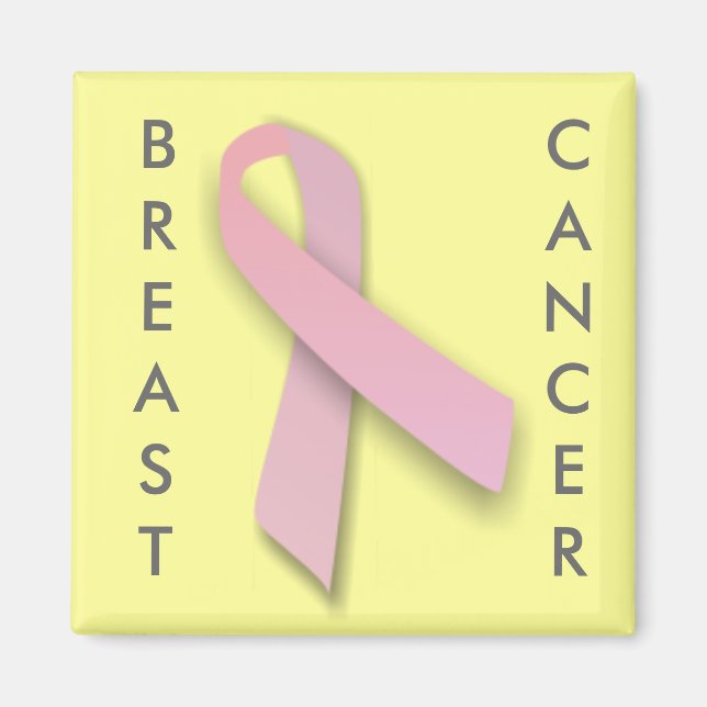 Rosa Ribbon - magnet (Framsidan)