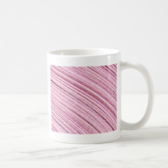 Rosa Ribbon Makro Kaffemugg (Höger)