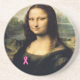 Rosa Ribbon Mona Lisa Underlägg