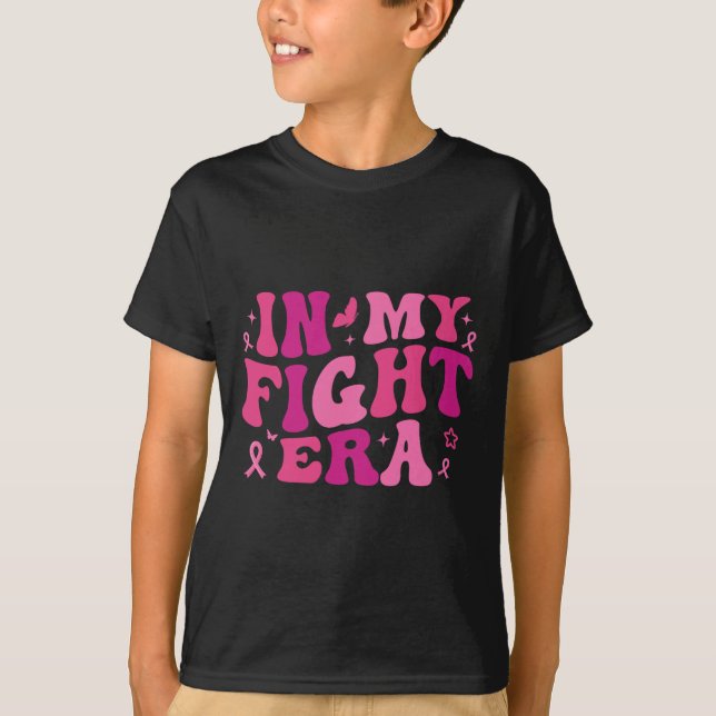 Rosa Ribbon mot cancer T Shirt (Framsida)