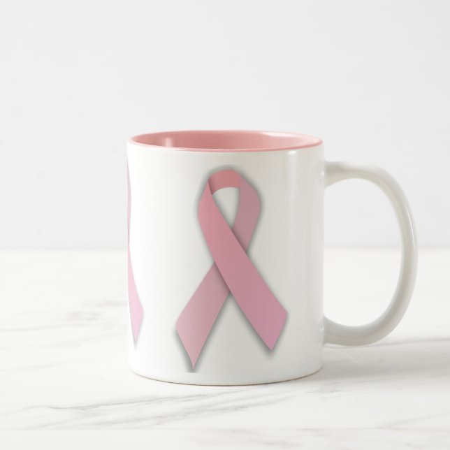 Rosa Ribbon Mugg (Höger)