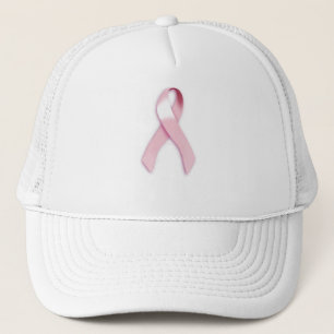 "Rosa Ribbon of Support" - Medvetenhet om bröstcan Keps