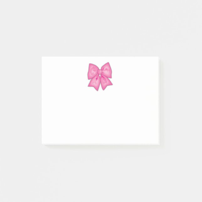 Rosa Ribbon Post-it Block (Framsida)