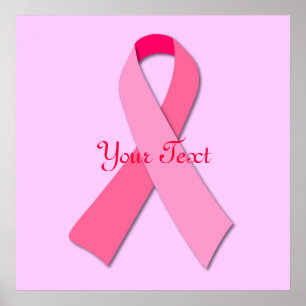 Rosa Ribbon Poster