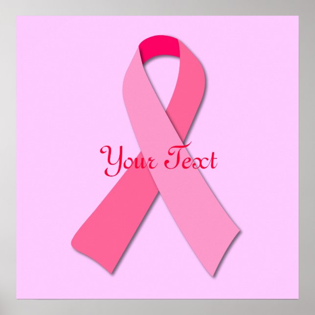 Rosa Ribbon Poster (Framsidan)