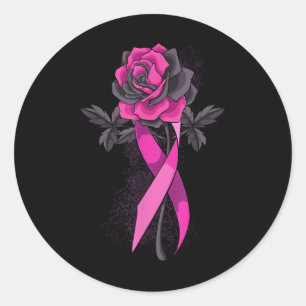 Rosa Ribbon Ro Breast Cancer Awareness Survivor Runt Klistermärke