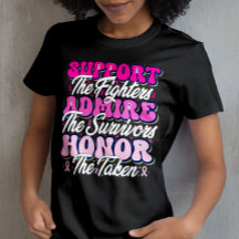 Rosa Ribbon Support Admire Honor Breast Awareness