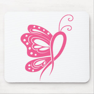 Rosa Ribbon Survivor Breast Cancer Butterfly Musmatta