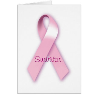 Rosa Ribbon Survivor Card OBS Kort