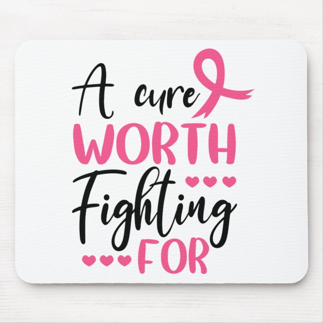 Rosa Ribbon Survivor Fighter Breast Cancer Musmatta (Framsidan)
