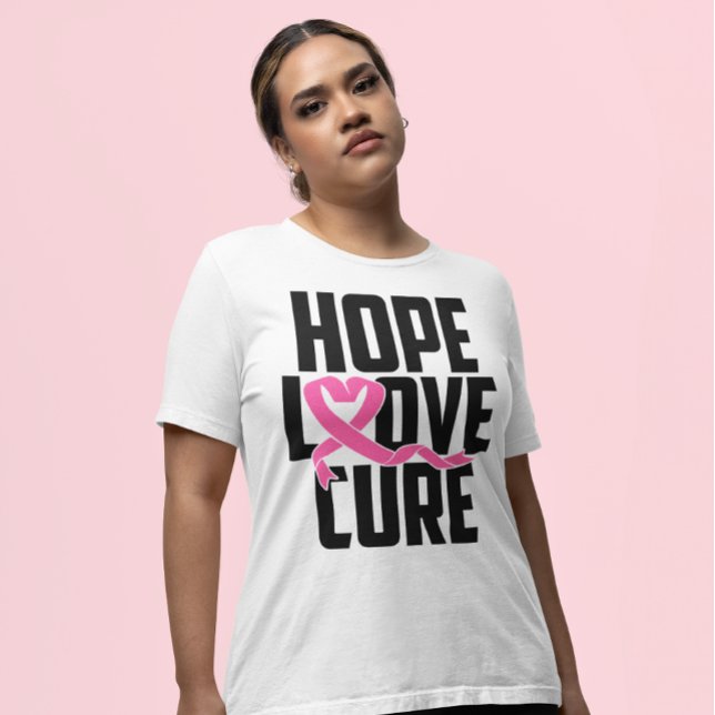 Rosa Ribbon Survivor Fighter mot bröstcancer T Shirt (Skapare uppladdad)