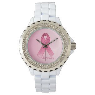 Rosa Ribbon Survivor Ro watch Armbandsur