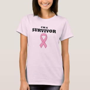 Rosa Ribbon Survivor T Shirt