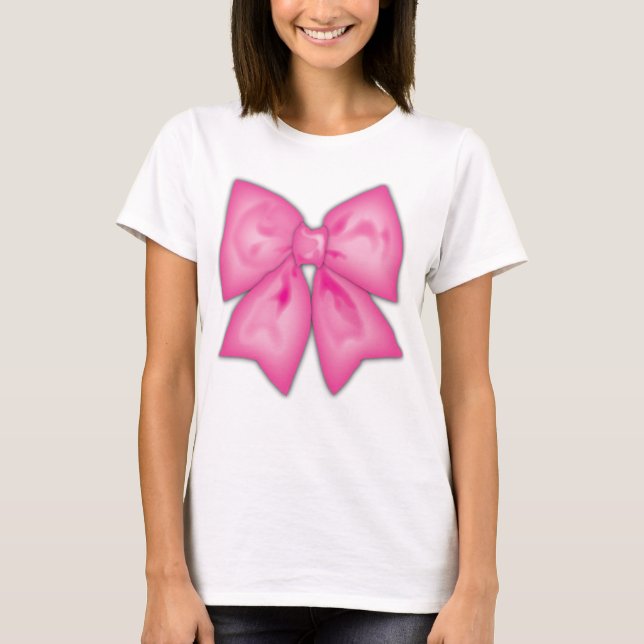 Rosa Ribbon T Shirt (Framsida)