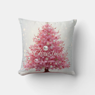 Rosa Ribbon Träd Cushion Kudde