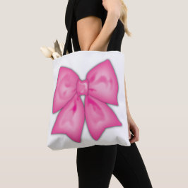 Rosa Ribbon Tygkasse