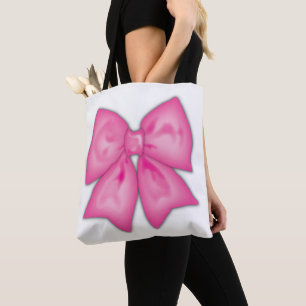 Rosa Ribbon Tygkasse