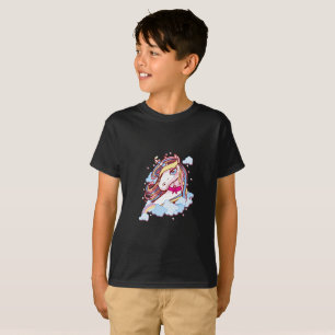 Rosa Ribbon Unicorn Breast Cancer Awareness T Shirt