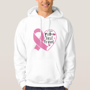 Rosa Ribbon Warrior Friend Breast Cancer Hoodie