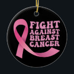 Rosa Ribbon Women Cancer Awareness Breast Cancer Julgransprydnad Keramik<br><div class="desc">Rosa Ribbon Women Cancer Awareness Breast Cancer</div>