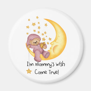 Rosa riktig mommys Wishkom Magnet