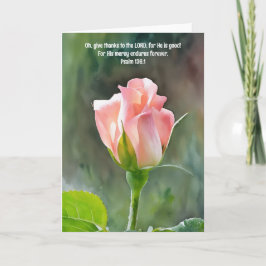 Rosa Ro Bible Verse Faith Kort
