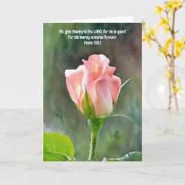 Rosa Ro Bible Verse Faith Kort