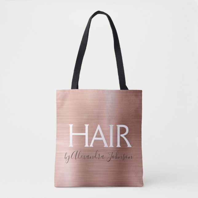  Rosa - Ro Gold Foil Hair Stylist - Salon Tygkasse (Framsida)